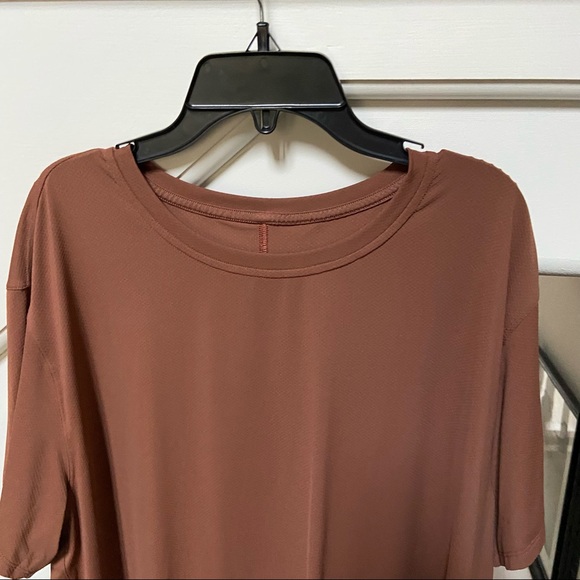 Lululemon All Yours Short Sleeve  Train Tee in Ancient Copper  8 NWOT - Picture 6 of 8